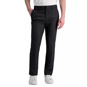 Kenneth Cole Reaction Men's Dark Gray Casual Slim-Fit Dress Pants Size 34x30